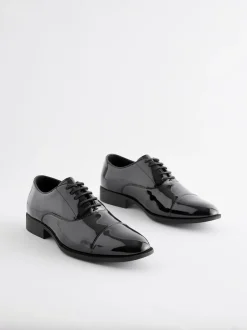 Next Noir - Coupe classique - Brevet Oxford Chaussures Casquette à bouts ronds