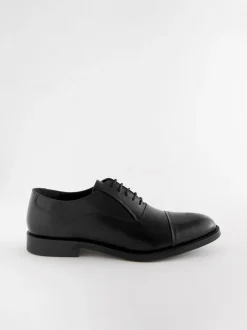 Next Noir - Coupe classique - Chaussures Oxford à bout en cuir Best