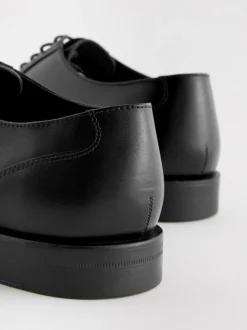 Next Noir - Coupe classique - Chaussures Oxford à bout en cuir Best