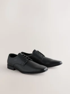 Next Noir - Coupe classique - Chaussures derby fines à bout carré Online