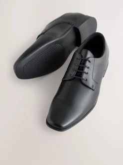 Next Noir - Coupe classique - Chaussures derby fines à bout carré Online
