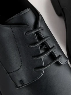 Next Noir - Coupe classique - Chaussures derby fines à bout carré Online