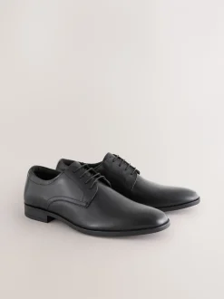 Next Noir - Coupe classique - Derbys en cuir classiques
