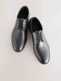 Next Noir - Coupe classique - Derbys en cuir classiques