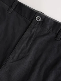 Next - Coupe fuselée régulière - Pantalon chino stretch Noir