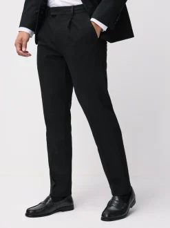 Next Noir - Coupe large - Pain Penny en cuir Online