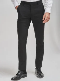 Next Noir - - Pantalon intelligent stretch Coupe slim fuselée Best