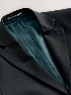 Next Noir - - Veste de costume texturée Coupe sur mesure Sale