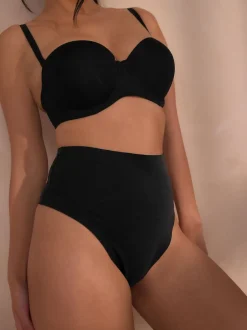 Next Noir - Culotte de coton mélangé de qualité supérieure avec contrôle de l'abdomen Online