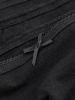 Next Noir - Culotte en coton riche 5 Pack Court Hot