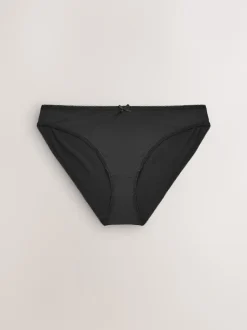Next Noir - Culotte en microfibre 7 Pack Échancrure haute