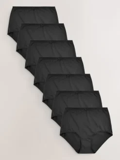 Next Noir - Culotte en microfibre 7 Pack Slip gainant