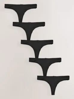 Next Noir - Culotte en microfibre 5 Pack String Online