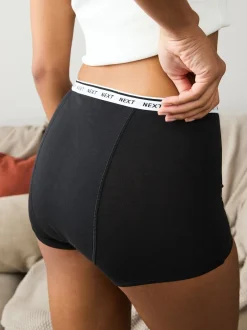 Next Noir - Culotte pour règles abondantes 2 Pack Short Hot