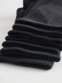 Next - Paquet de chaussettes en coton riche 7 Noir à damier New