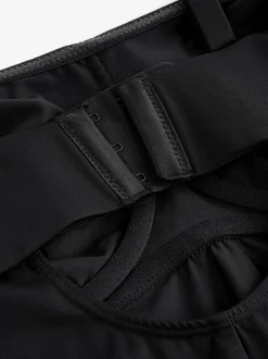 Next Noir - DD+ Minimising Bandeau Tummy Control Thigh Smoother New