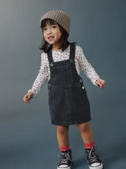 Next Noir - Denim Robe chasuble (3mths-8yrs) Clearance