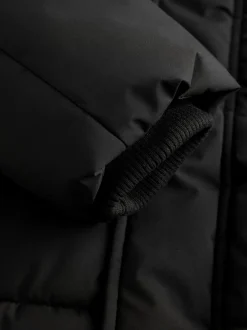 Next Noir - Doudoune longue Résistant à la douche (3-17ans) Outlet