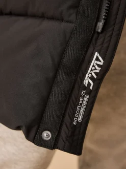 Next Noir - Doudoune longue Résistant à la douche (3-17ans) Outlet