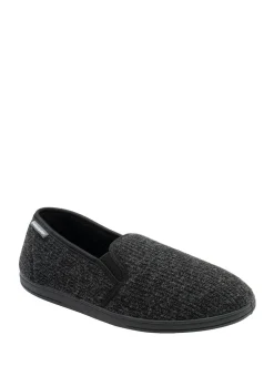 Dunlop Noir - Mens Twin Gusset Slippers Outlet
