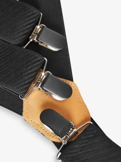 Next Noir - Ensemble bretelles larges et nœud papillon Best