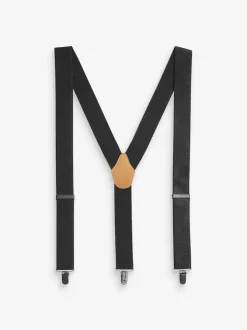 Next Noir - Ensemble bretelles larges et nœud papillon Best