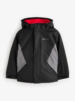 Mountain Warehouse Noir - Ensemble veste et pantalon de ski doublé en polaire Hot