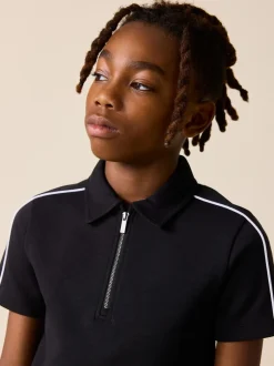 Next Noir - Ensemble polo et short à col zippé (3-16 ans) Online