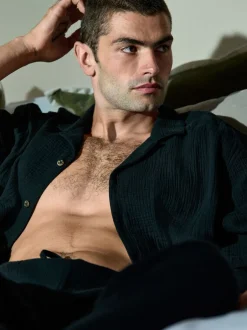 Next Noir - Ensemble pyjama à manches courtes Outlet