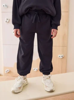 Next Noir - Ensemble sweat et jogging en coton riche à col cheminée (3-16ans) Clearance