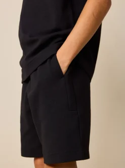 Next Noir - Ensemble t-shirt et short épais décontracté (3-16ans)