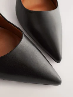 Next Noir - Escarpins en cuir à bout pointu Hot