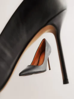 Next Noir - Escarpins en cuir à bout pointu Hot