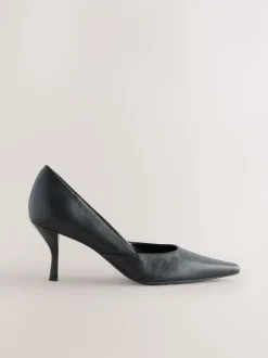 Next Noir - Escarpins Forever Comfort® en cuir à talons et bout pointu
