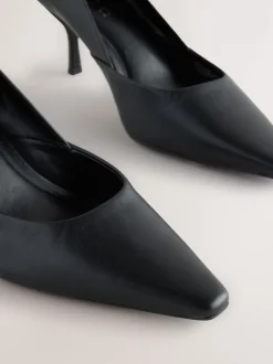 Next Noir - Escarpins Forever Comfort® en cuir à talons et bout pointu