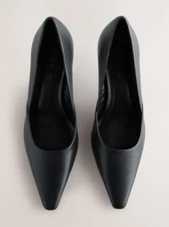 Next Noir - Escarpins Forever Comfort® en cuir à talons et bout pointu