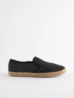 Next Noir - Espadrilles texturées Outlet