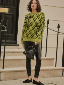 Next Noir - Faux leggings en cuir Best