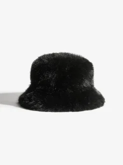 Friends Like These Noir - Chapeau en fausse fourrure Sale