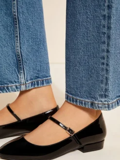 Friends Like These Noir - Ballerines Mary Jane en similicuir à bout rond Best