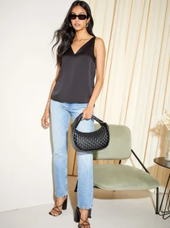 Friends Like These Noir - débardeur à col en V Clearance