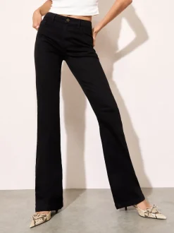 Friends Like These Noir - Jean bootcut en Denim Discount