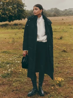 Friends Like These Noir - Doudoune gamme longue à capuche Discount