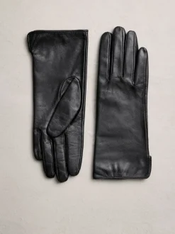 Next - Gants en cuir Noir