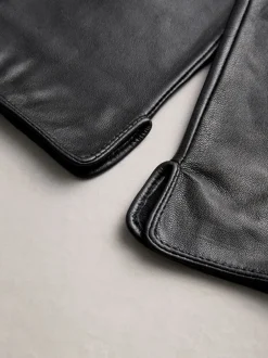 Next - Gants en cuir Noir