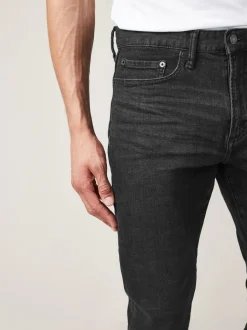Gap Noir - Coupe ajustée Comfort Extensible Tapered Jeans Outlet