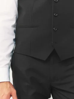 Next Noir - Gilet à coupe régulière