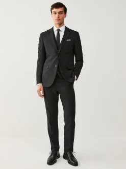 Next Noir - Gilet de costume essentiel à coupe régulière Online