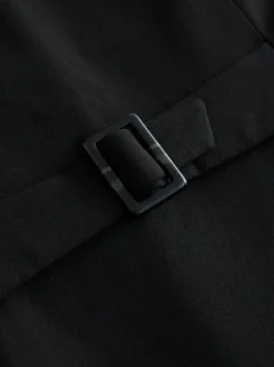 Next Noir - Gilet habillé avec laine Sale