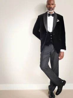 Next Noir - Gilet Signature Pontoglio en velours italien Sale